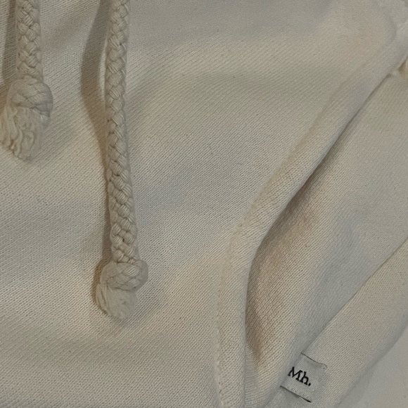 Madhappy Extra Large XL Beige French Terry Embroidered Logo Printed yellow blue - Picture 10 of 13